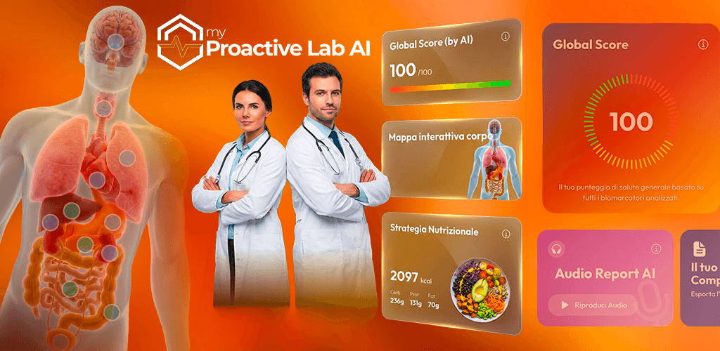 AI Blood Report Analysis App Interface